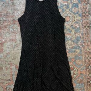 Chic Black Sleeveless Mini Dress